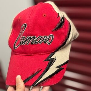 Red and Tan Camaro Cap